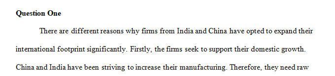 Emerging Markets Emerging Acquirers from China and India