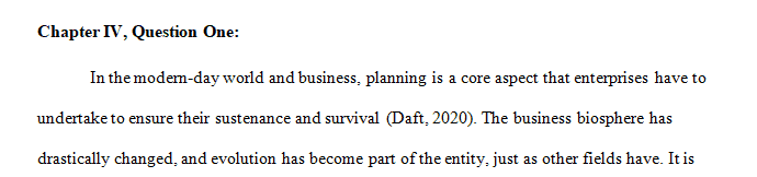 How do you think planning in today’s organizations compares to planning in an organization 25 years ago