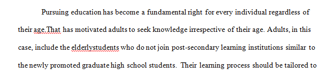 How might an instructor in a higher education setting intentionally personalize learning to address the needs of adult learners in their class