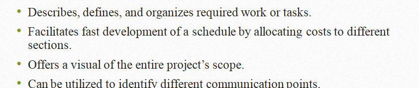 How to construct a Work Breakdown Structure.