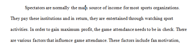 List and describe the two types of economic factors that can affect game attendance.