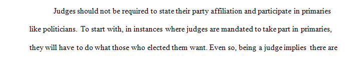 Several areas the political parties can demand that all candidates for county wide offices or state office