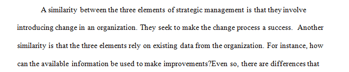 Strategic management is a study of relationships between cooperating and competing systems.