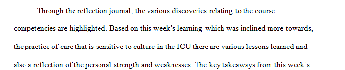 TOPIC Practices of culturally sensitive care in the ICU area