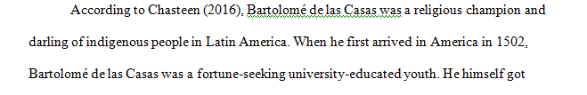 Who was Bartolomé de las Casas? Why was he important to the indigenous people