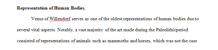 Why do you think Venus of Willendorf (c. 30000-25000 BCE) Limestone is closest to our modern conception of human bodies