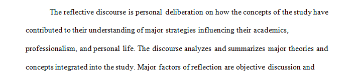 Write a reflection paper explaining how major concepts contributed to your general business education andor professional experience. 