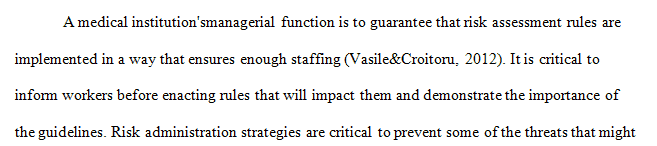 Analyze the role of managed care organizations within health care and risk management programs.