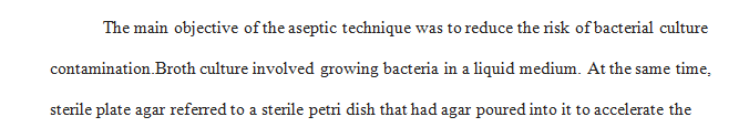 Aseptic Technique - Broth Culture to Sterile Agar Plate