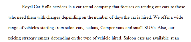 Describe how your business operations will work