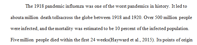 Describe one of the worst infectious disease outbreaks in history.