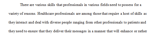 Discuss one personal strength and one weakness you have regarding professional presentations. 