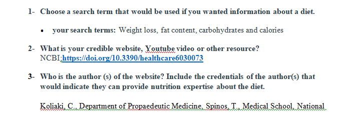 You will be learning about some of the popular fad diets that are promoted by the diet industry as a quick fix to losing weight