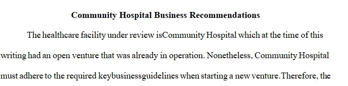 Identify and recommend technology needs hours of operation and services offered for the health care organization