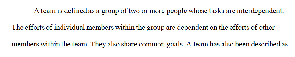 Read the resources provided on team building in healthcare. 