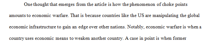 Share at least two thoughts that are important when accessing global trade and its challenges.