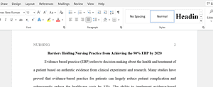 The Institute of Medicine has stated a goal that