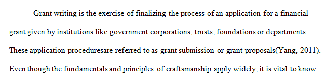 There are a number of specific grant types that grant writers in criminal justice and related fields may pursue