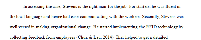 Is Stevens the right person for the job