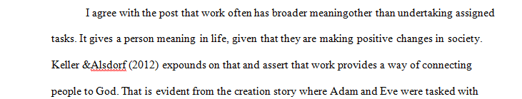 For Discussion Replies: Introducing HR and Christian Worldview and Discussion Replies