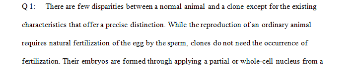Cloning is the process of producing genetically identical individuals