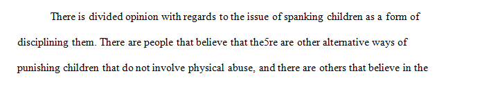 Is spanking a good way to discipline kids or is it abusive