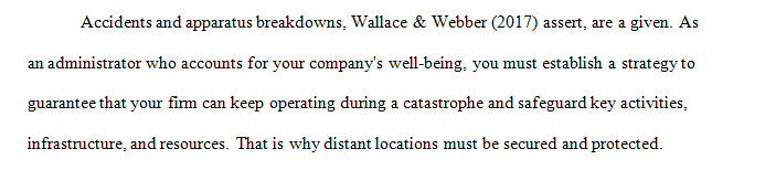 Topic: Business Continuity planning and Disaster Recovery planning