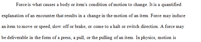 What is the definition of motion/change