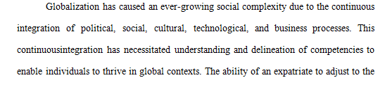 Write a 2-4 page analysis of IES domains and assessment frameworks in relation to global leadership effectiveness