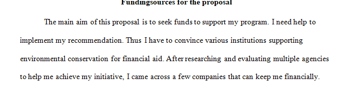 You have just begun work in the field of your choice, when your new supervisor asks you to think about a grant proposal that the department may pursue