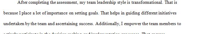 Complete the Interactive Leadership Assessment at the end of Ch. 14 in the Northouse text.