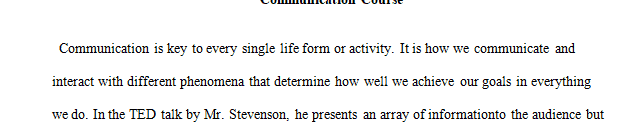 How did Mr. Stevenson deliver his message