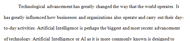 Masters in HRER 870 – HRER in the Age of Artificial Intelligence.