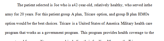 Patients will often look to healthcare providers for information healthcare plans coverage and options.