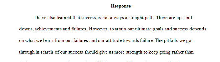 Those fails are not always setbacks they are opportunities to move forward towards our ultimate success