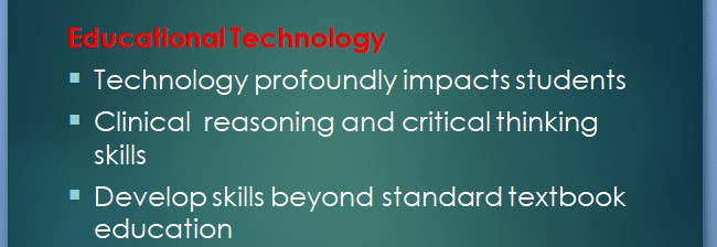 Develop and record an 8-slide asynchronous presentation to executive leaders of your plan for implementing the proposed educational technology change