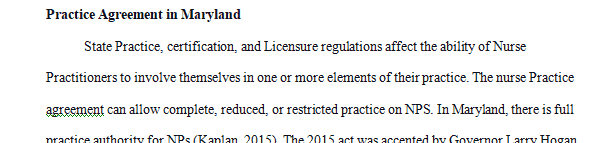 Discussion Certification and Licensure Plan