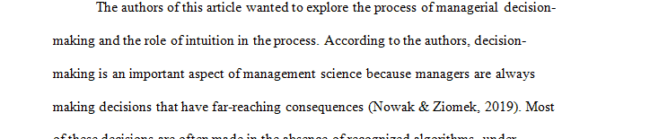 Explain the objective of this study according to your understanding