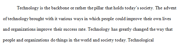 Write a 4-6 page annotated bibliography where you identify peer-reviewed publications that promote the use of a selected technology