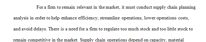 A supply chain operation needs to find and maintain the middle ground between too much stock and too little stock