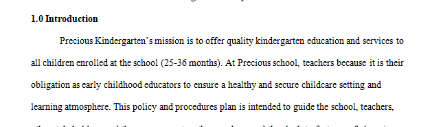 As teachers or childcare workers, creating a healthy environment should be our top priority