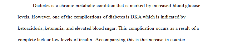 Patient With Type 1 Diabetes Mellitus and Diabetic Ketoacidosis