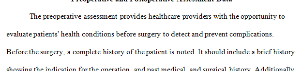 Case study: Chapter 19 :: Patient Undergoing Surgery 