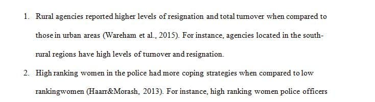 Did rural or urban agencies report higher levels ofresignations and total turnover of officers