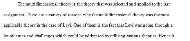 Apply a theoretical framework to a case study.