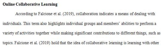 Describe how higher education instructors can manage collaborative learning groups in an online learning environment