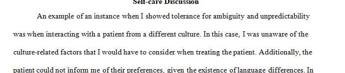 Uncertainty in Nursing The Impact on Practice and Leadership