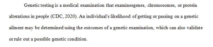 What are the advantages and disadvantages of genetic testing