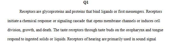 Answer preview to  

APA

words

Classify receptors into six groups based on the type of stimuli activated them.