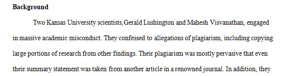 Research a prominent example of academic misconduct or research,